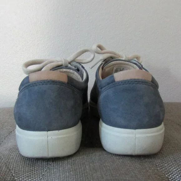 ECCO Nubuck Leather Sneaker EU 40/US 9 - Picture 5 of 13